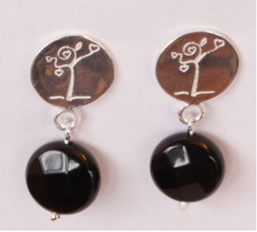 Black Onyx Earrings